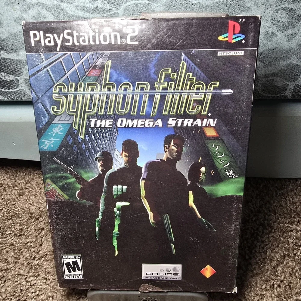 PlayStation 2 Syphon Filter: The Omega Strain complete w/ sleeve *tested CIB PS2